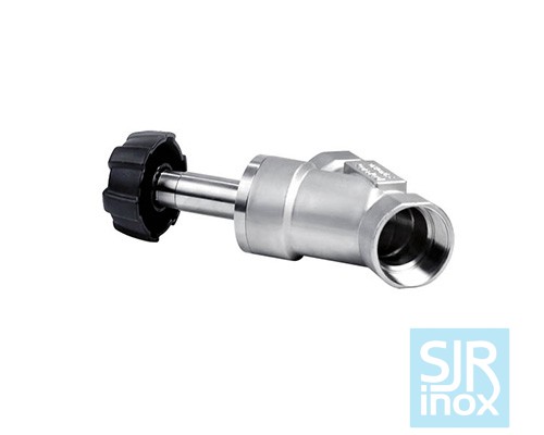 Ручные угловые седельные клапаны - SJR INOX